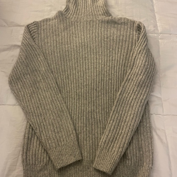 Mens Ribbed Turtleneck Sweater - Picture 1 of 3
